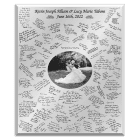 Mirror of Moments - Handwritten Wedding Guestbook in a 20 by 24 inches Mirror. 